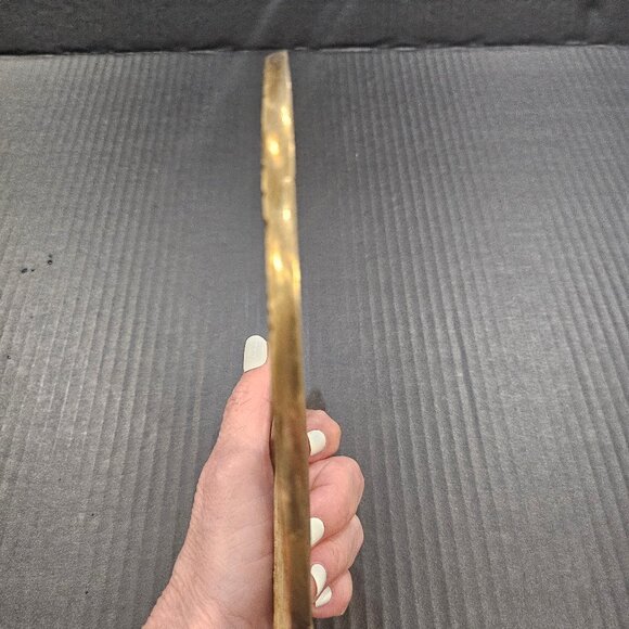 Vintage Solid Brass Rooster Wall Plaque 10" Tall - Picture 8 of 8